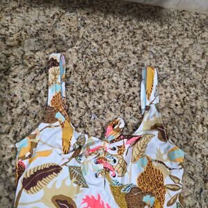 Aerie tie front bikini top